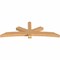 Ekena Millwork Alberta Smooth Timber Gable Bracket, Western Red Cedar, 96"W x 32"H x 5 1/2"D x 5 1/2"F, 8/12 Pitch GBW096X32X0606ALB00SWR - alternate 2